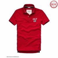 heren abercrombie fitch korte polo t-shirt rood 92 Tilburg Shop ah7bt196